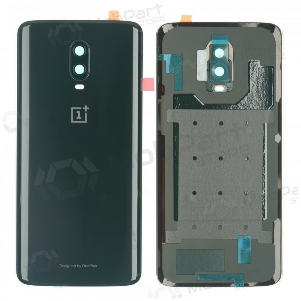 OnePlus 6T tapa trasera de la batería negro (Midnight Black) (usada grade B, original)