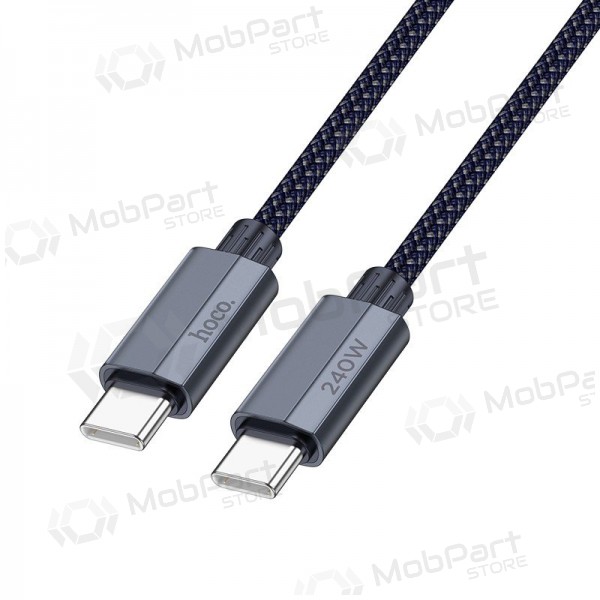 Cable USB-C Hoco U134 USB-C a USB-C 1.8 m 240 W negro