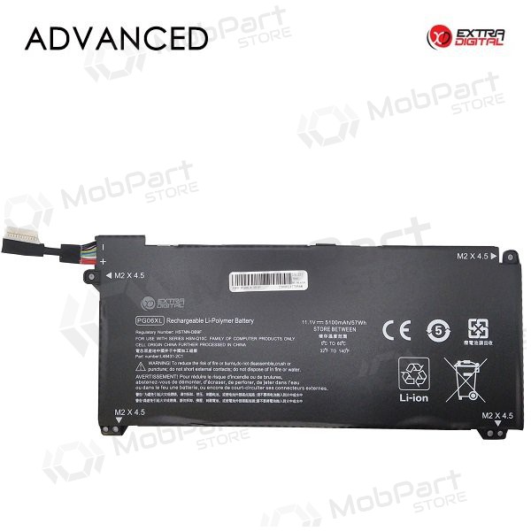 HP PG06XL, 5100mAh Bateria para portatil, Advanced