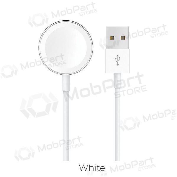 Inalámbrica cargador HOCO CW16 iWatch (blanco)
