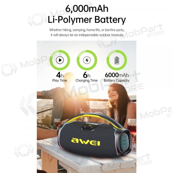 Bluetooth altavoz portátil Awei KA16 60W negro