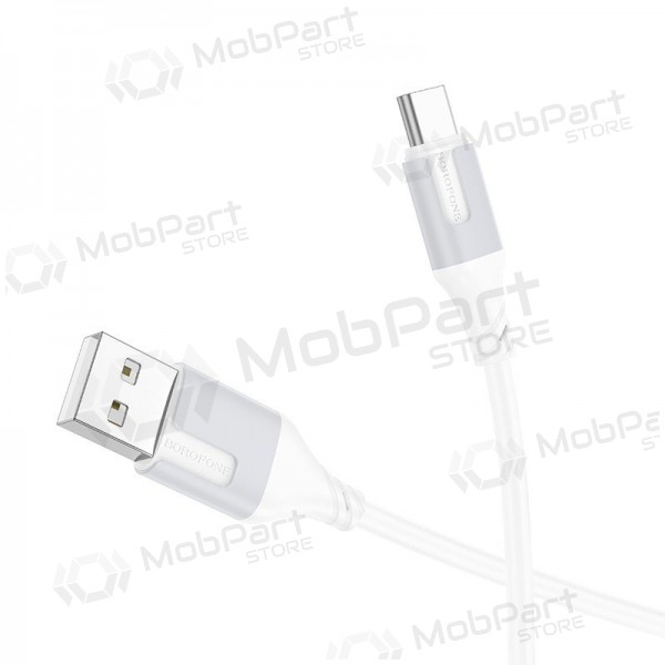 Cable USB-C Borofone BX101 USB-A a USB-C 1 m blanco