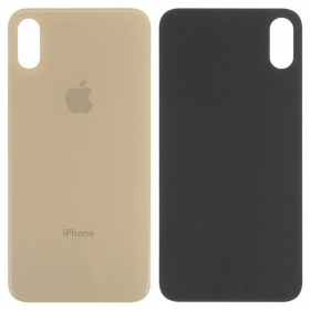 Apple iPhone XS tapa trasera de la batería (dorado) (bigger hole for camera)