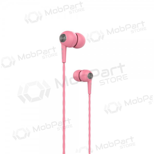 Manos libres Devia Kintone 3,5mm (rosado)
