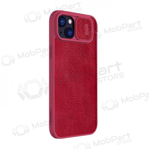 Funda para Apple iPhone 14 -Nillkin Leather- (rojo)