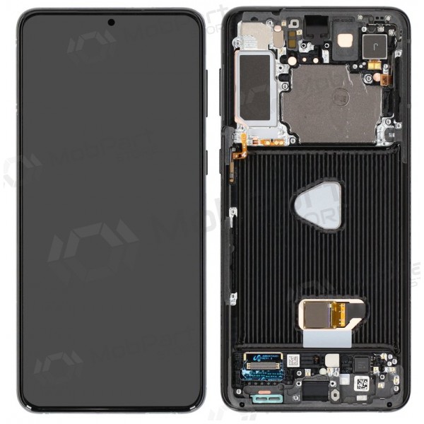 Pantalla Samsung Galaxy S21+ (negra) (con marco) (OLED)