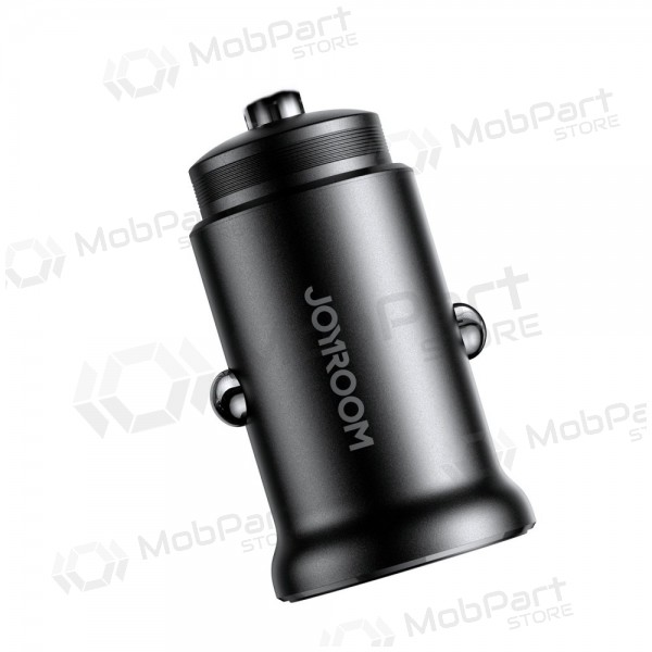 Cargador automobilinis Joyroom CCN05 USB-C/USB-A 30W negro