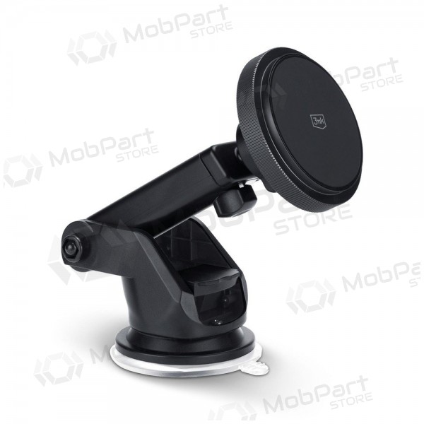 Soporte de teléfono para coche con carga inalámbrica 3MK Car MagCharger 15 W para salpicadero.