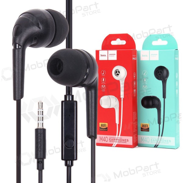 Manos libres Hoco M40 3,5mm (negro) Manos libres Hoco M40 3,5mm (negro)