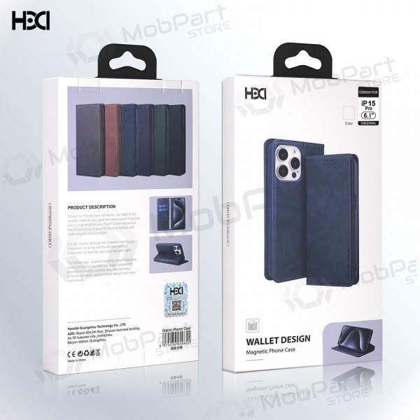 Funda HDD Magnetic Wallet Case Samsung A405 A40 marrón