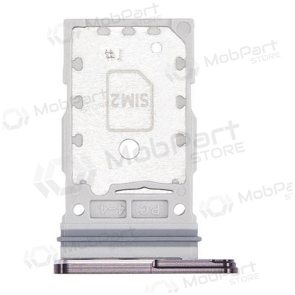 Samsung S908 Galaxy S22 Ultra Dual Titular de la tarjeta SIM (negro) (service pack) (original)