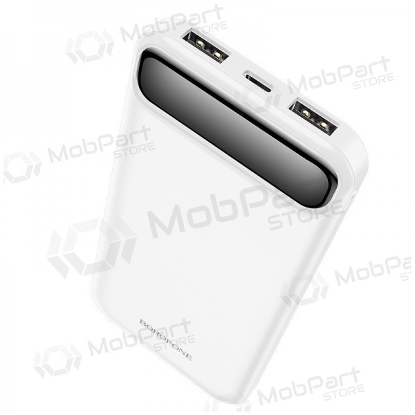 Batería externa Power Bank Borofone BJ14 Type-C microUSB 2*USB (2A) 10000mAh Blanco Batería externa Power Bank Borofone BJ14 Type-C microUSB 2*USB (2A) 10000mAh Blanco