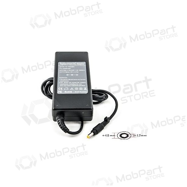 HP 90W: 19V, 4.74A cargador para portátil HP 90W: 19V, 4.74A cargador para portátil