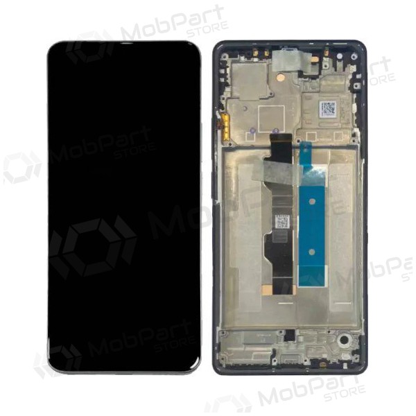Pantalla Xiaomi Poco M6 Pro 4G (negra) (con marco) (original)