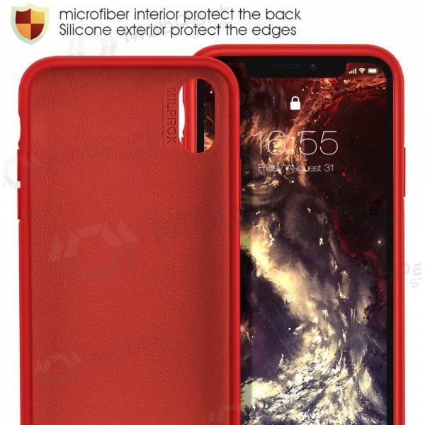 Funda para Apple iPhone 6 / 6S - Liquid Silicone - 1.5mm (rojo)