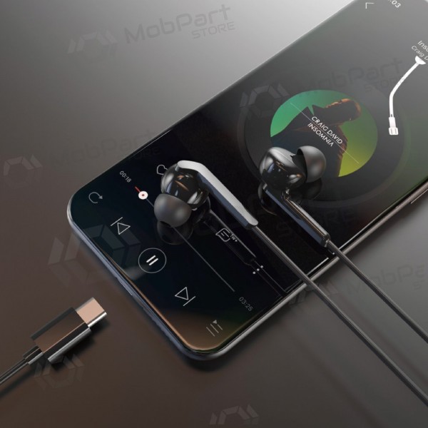 Auriculares USB-C Dudao X3C+ negros