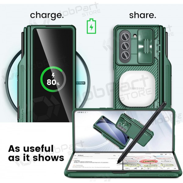 Funda para Samsung Galaxy Z Fold4 - Nillkin CamShield Pro (verde)