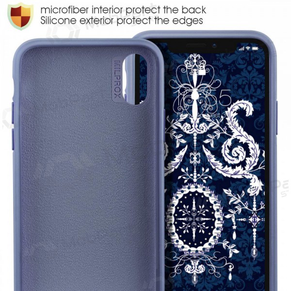Funda para Apple iPhone 11 Pro - Liquid Silicone 2.0mm (gris lavanda)