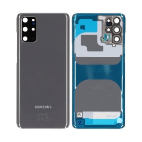 Samsung G985 / G986 Galaxy S20 Plus tapa trasera de la batería gris (Cosmic Grey) (usada grade B, original)