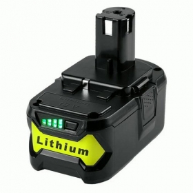 Batería Ryobi ONE+ RB18L40 / P108 para herramientas de 18V 4Ah Li-ion con indicador de carga (reemplazo)