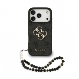 Funda para Apple iPhone 17 Pro -Guess PU 4G Metal Logo Strap-