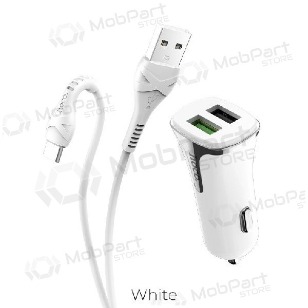 Cargador de coche HOCO Z31 USB + 