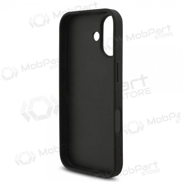 Funda para Apple iPhone 17 - Guess PU 4G Metal Logo Strap (negra)