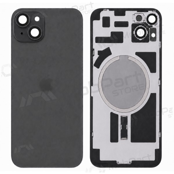 Tapa trasera para Apple iPhone 15 Plus (negra) (Premium)