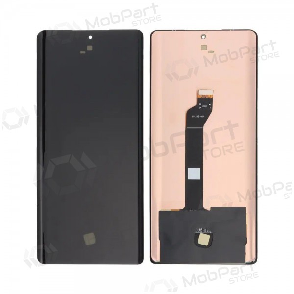 Ekranas Huawei Honor 70 su lietimui jautriu stikliuku Black ORG
