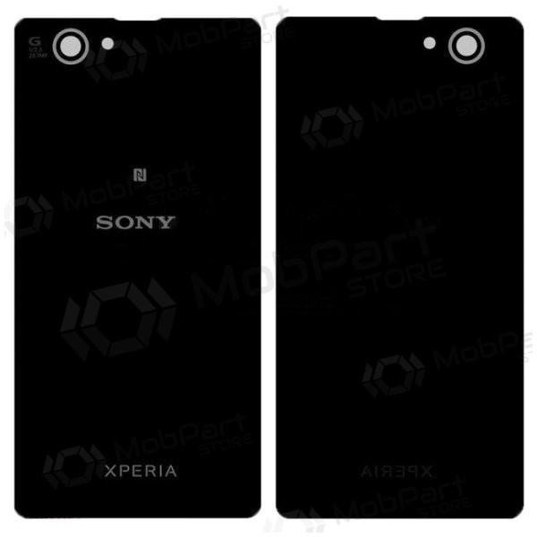 Sony Xperia Z1 Compact D5503 tapa trasera de la batería (negro) Sony Xperia Z1 Compact D5503 tapa trasera de la batería (negro)