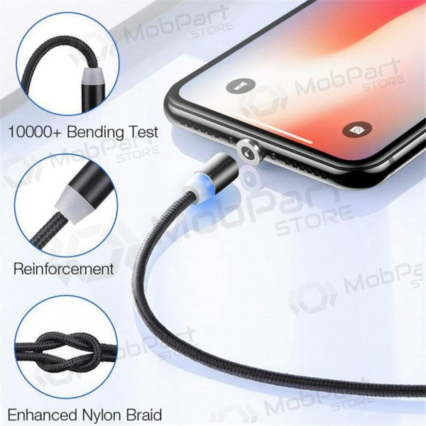 USB cable Magnetic Lightning 1.0m (negro)