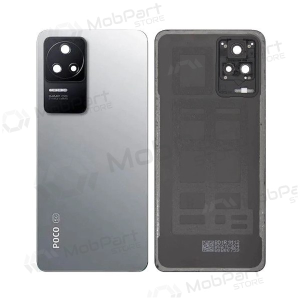 Xiaomi Poco F4 tapa trasera de la batería (plata) (original) (service pack) Xiaomi Poco F4 tapa trasera de la batería (plata) (original) (service pack)