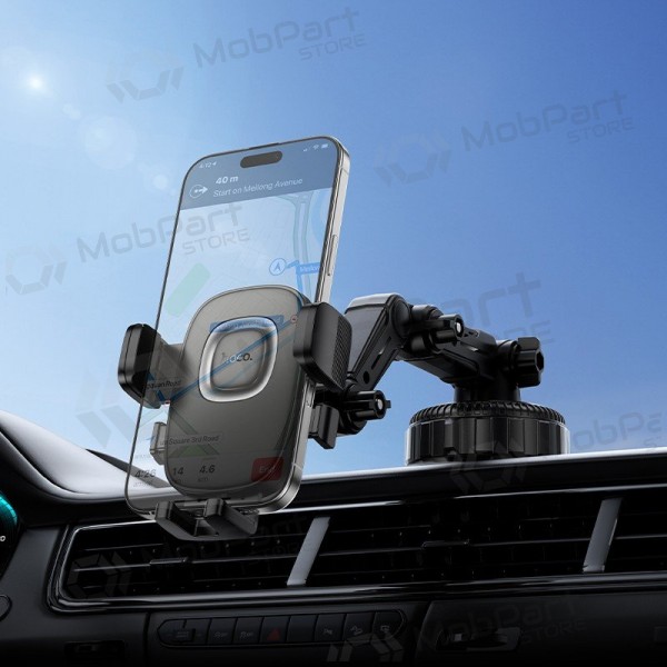 Soporte de teléfono para coche Hoco H89 para salpicadero de 4.5–7 pulgadas.