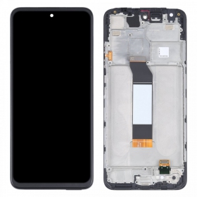 Xiaomi Redmi Note 10 5G / Redmi Note 10T 5G / Poco M3 Pro 5G pantalla (negro) (con un marco) (original)