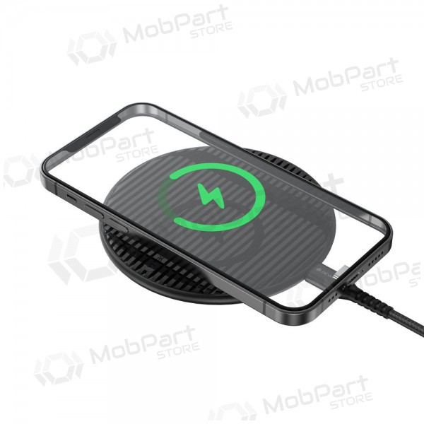 Inalámbrica cargador Devia Aurora Ultra-Slim 15W (negro)