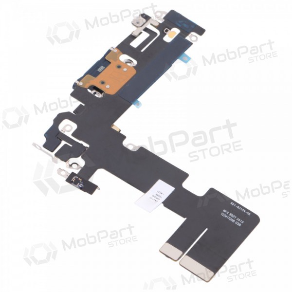 Conector de puerto de carga y micrófono para Apple iPhone 13 (negro)