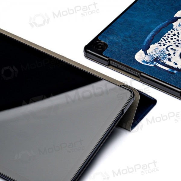 Funda para Samsung Galaxy Tab A9+, Tab A11+ - Smart Leather (sad cat)