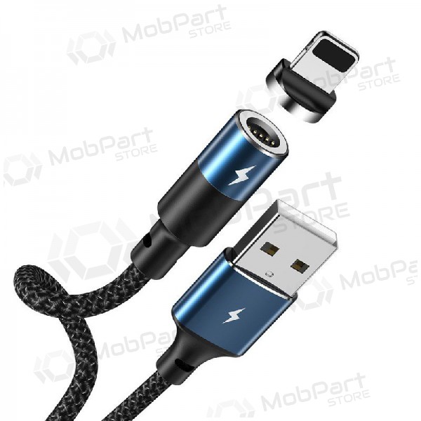 USB cable REMAX Magnetic lightning 1.2m (3A) (negro)
