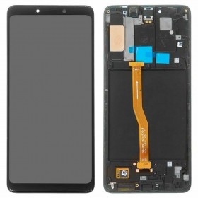 Samsung A920F Galaxy A9 (2018) pantalla (negro) (con un marco) (service pack) (original)