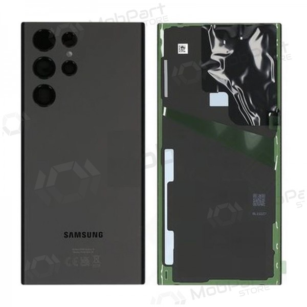 Samsung S908 Galaxy S22 Ultra tapa trasera de la batería (Phantom Black) (usada grade B, original) Samsung S908 Galaxy S22 Ultra tapa trasera de la batería (Phantom Black) (usada grade B, original)