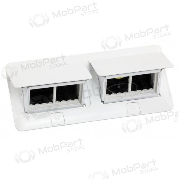 Įleidžiama modulinė dėžutė 2x4 mod. Legrand 654004 (metalinė, Blanco)