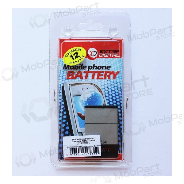 Samsung GT-E2550, GT-S3550 bateria / acumulador (800mAh)