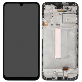 Samsung Galaxy A25 5G pantalla (negro) (con un marco) (original)