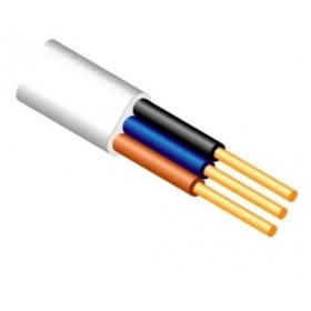 Cable de alimentación Lietkabelis YDYp 3x1.0 mm² de cobre PVC bobina de 100 m.