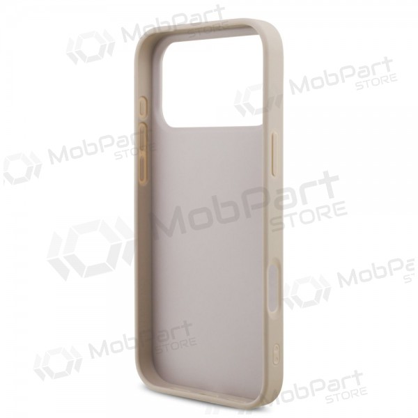 Funda para Apple iPhone 17 Pro Max - Guess PU 4G Metal Logo (rosa)
