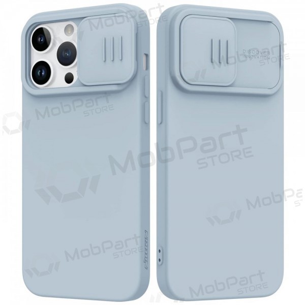 Apple iPhone 14 Pro funda „Nillkin Silicone“ (gris)