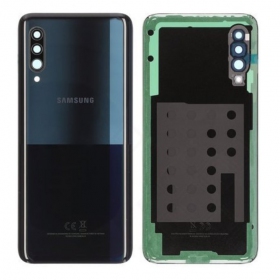 Samsung A908 Galaxy A90 5G 2019 tapa trasera de la batería (negro) (usada grade B, original)
