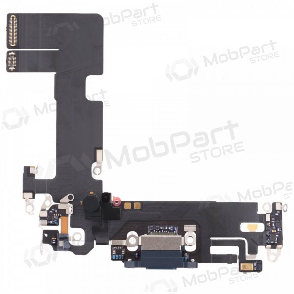 Conector de puerto de carga y micrófono para Apple iPhone 13 (negro)