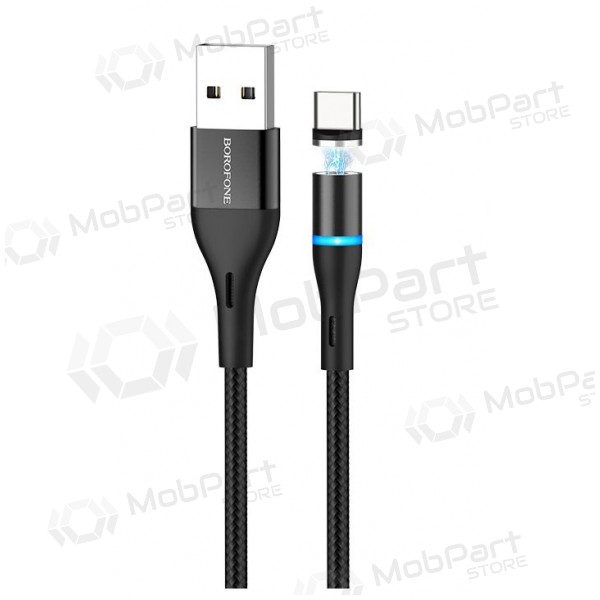 USB cable Borofone BU16 Skill Magnetic Type-C 1.0m (negro)