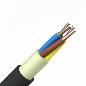 Cable de potencia Elpar N2XH-J 5x6 mm² de cobre XLPE LSZH CPR B2ca 0.6/1 kV monolítico.